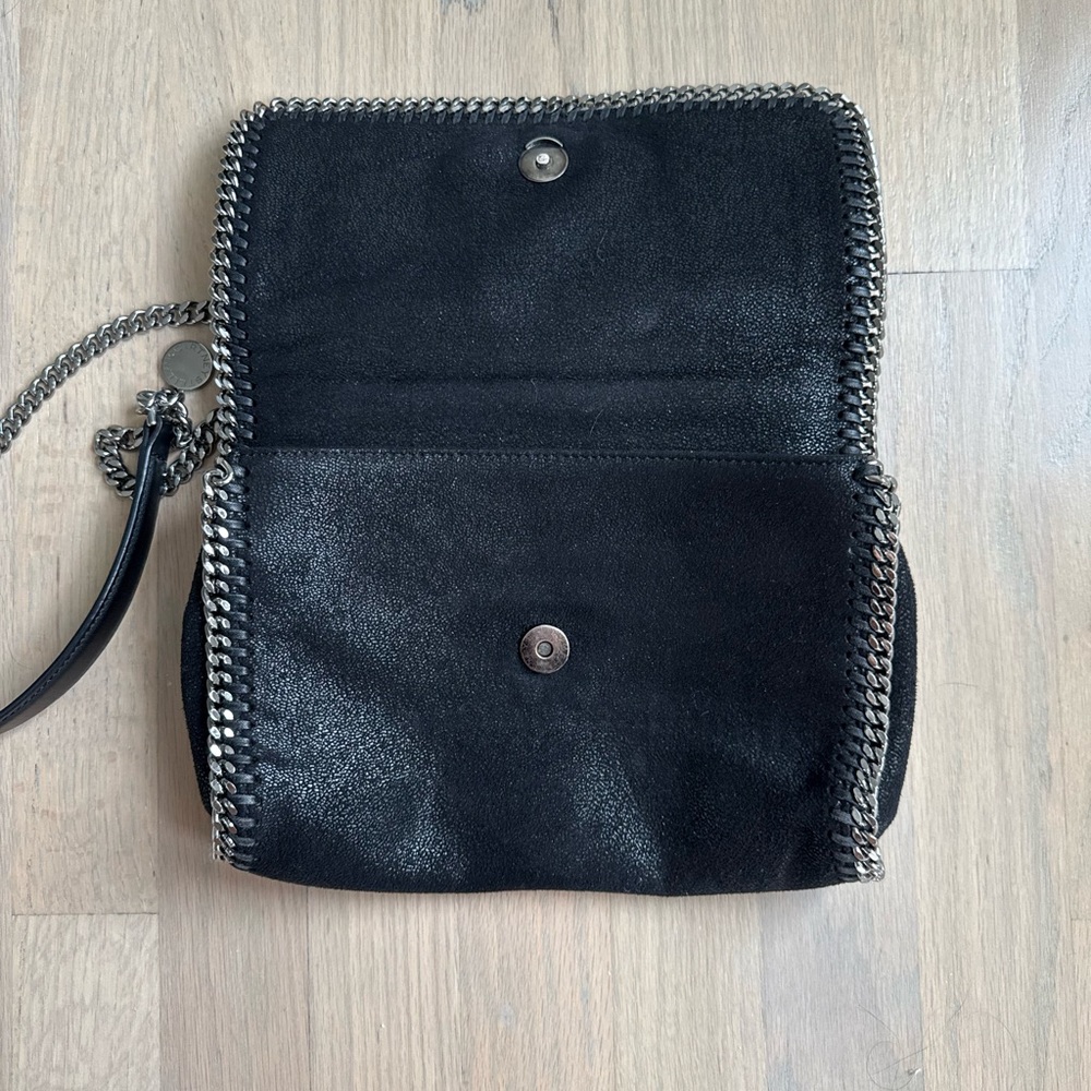 Black Stella McCartney Black Chain-Trimmed Bag - Picture 3 of 5